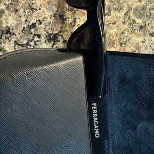 Salvatore Ferragamo Black Sunglasses